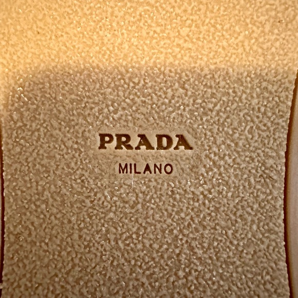 Prada platform espadrille leather sneakers. - Picture 11 of 13